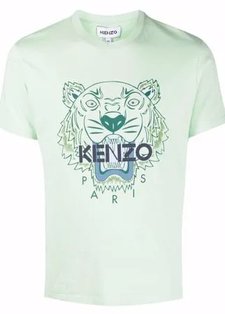 Kenzo футболка с принтом Tiger