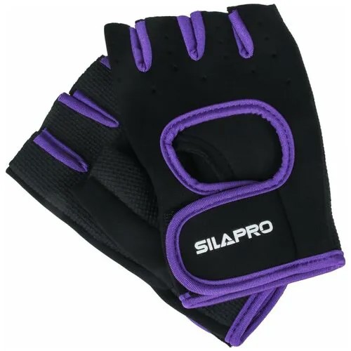 Перчатки SILAPRO, черный, белый