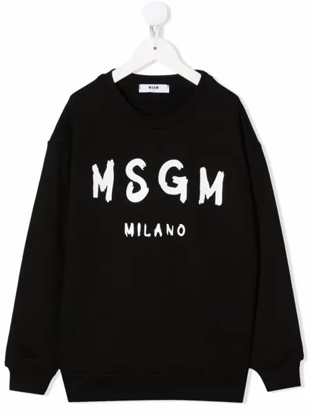 MSGM Kids толстовка с логотипом