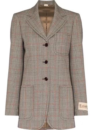 Gucci Prince of Wales single-breasted blazer