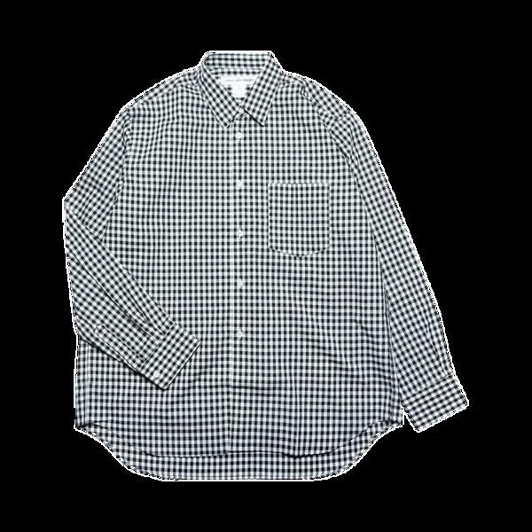 Рубашка Comme Des Garçons SHIRT Comme des Garçons Wide Classic Gingham Check Long-Sleeve 'Black', черный