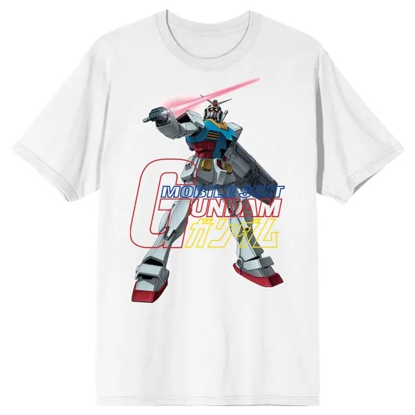 Футболка с коротким рукавом BIOWORLD Gundam, белый