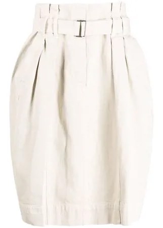 Lemaire юбка с завышенной талией и поясом