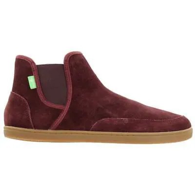 Sanuk Pair O Dice Mid Suede Slip On Женские коричневые кроссовки Повседневная обувь 1105070-