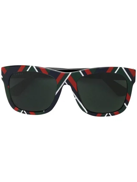 Gucci Eyewear квадратные солнцезащитные очки