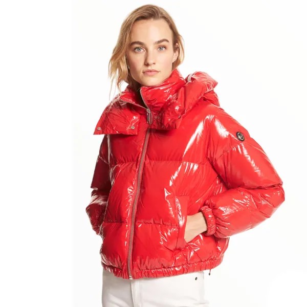 Пуховик Michael Michael Kors Cire Nylon Puffer, красный