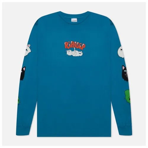 Мужской лонгслив Ripndip Heavens Waiting Room синий , Размер M