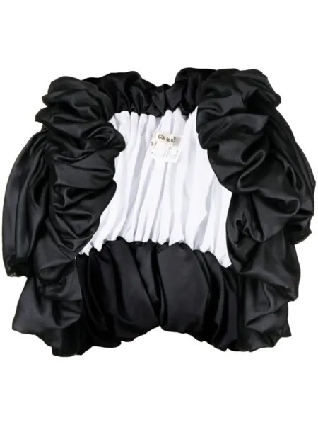 Жилет со сборками Comme Des Garçons, черный