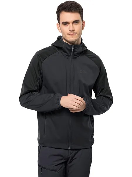 Куртка Jack Wolfskin Softshelljacke Feldberg, черный