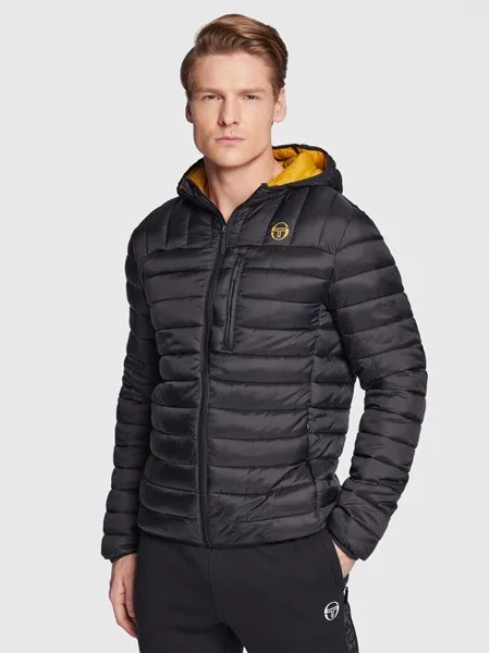 Пуховик стандартного кроя Sergio Tacchini, черный