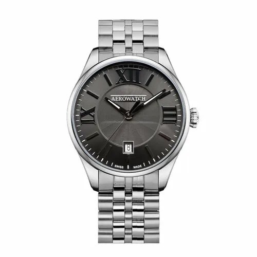 Наручные часы AEROWATCH 42997 AA02 M, серебряный