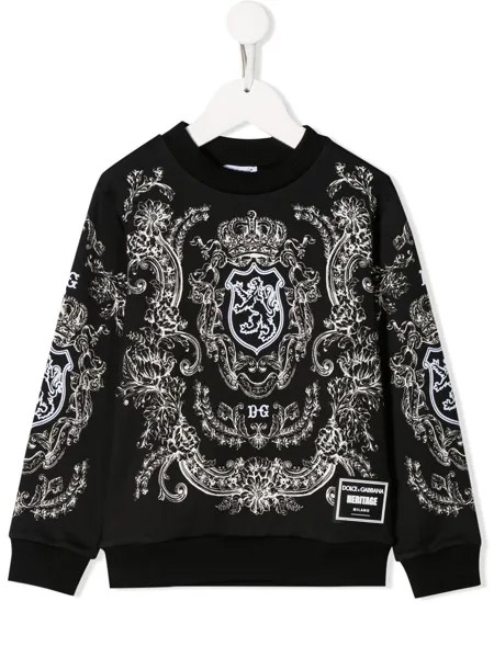 Dolce & Gabbana Kids толстовка DG Heritage