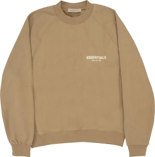 Толстовка Fear of God Essentials Essentials Crewneck 'Oak', зеленый