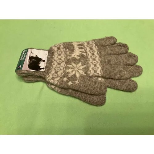 Перчатки , размер 9, серый