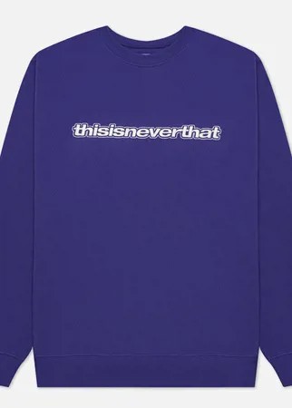 Мужская толстовка thisisneverthat ESP-Logo Crewneck, цвет фиолетовый, размер L
