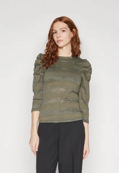 Футболка с длинными рукавами ONLANGIE 3/4 PUFF TOP  ONLY, хаки