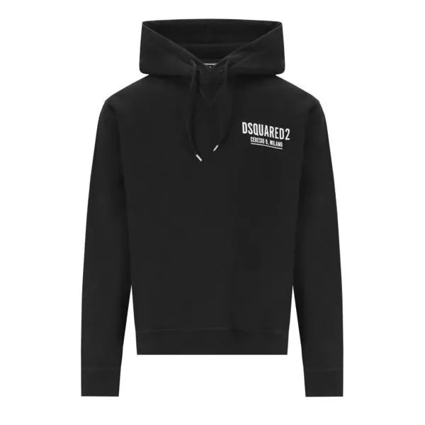 Футболка ceresio 9 cool hoodie Dsquared2, черный