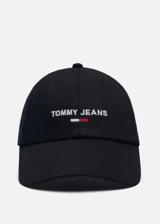 Кепка Tommy Jeans Contrast Strap Baseball, цвет чёрный