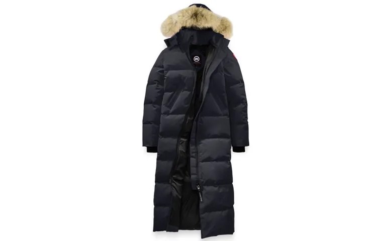 Женский пуховик Canada Goose, Военно-морской