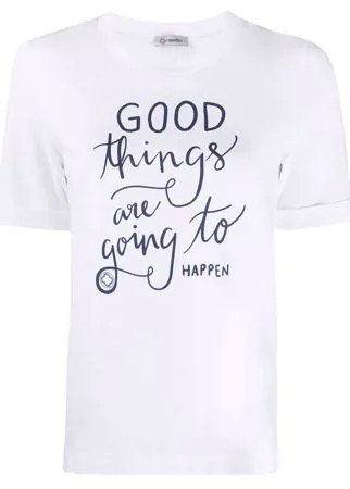 Peserico футболка с принтом Good Things