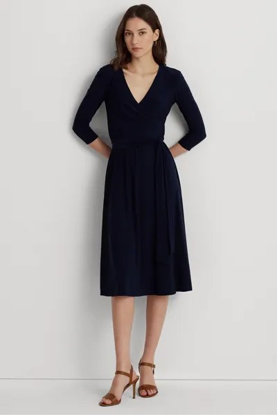 Платье Carlyna из джерси Lauren Ralph Lauren, черный