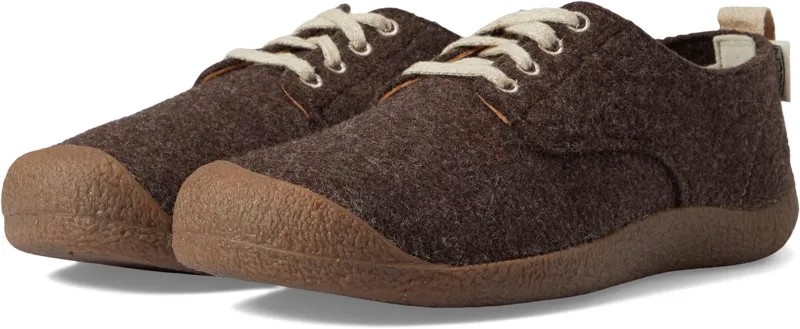 Кроссовки Mosey Derby KEEN, цвет Brown Felt/Birch