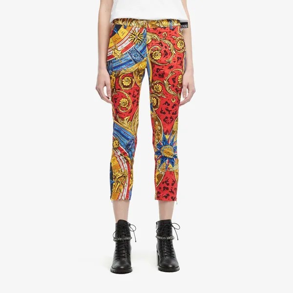 Брюки Moschino, Printed Crop Pants