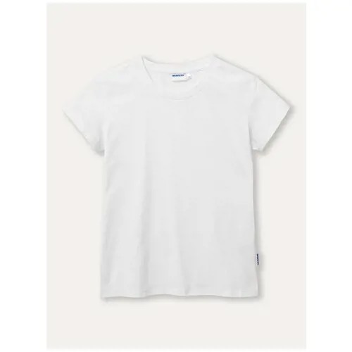 Базовая детская футболка для девочек и мальчиков Winkiki WJG92684 Белый 122 размер