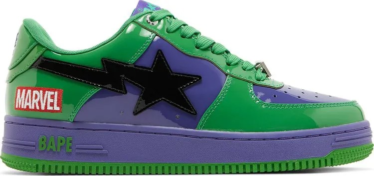 Кроссовки Marvel x Bapesta Hulk, зеленый