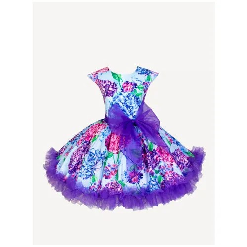 Нарядное платье для девочки Красотка Фиолетовый 116