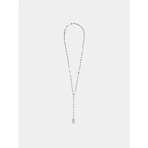 Ожерелье 1017 ALYX 9SM Rosary Charm Necklace, серебряный