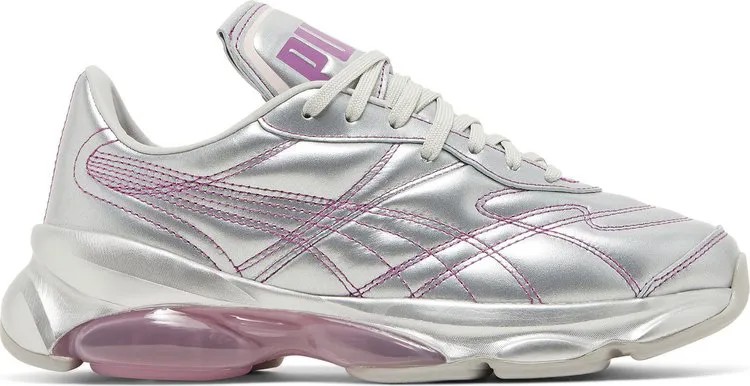 Кроссовки Puma Dua Lipa x Wmns Cell Dome King Silver Byzantium, серебряный