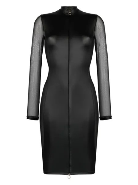 Maison Close платье Chambre Noire с длинными рукавами, черный