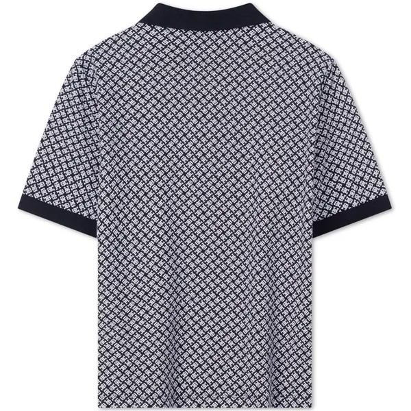 Женская рубашка-поло Tommy Hilfiger, цвет Black and white embroidery 0G1