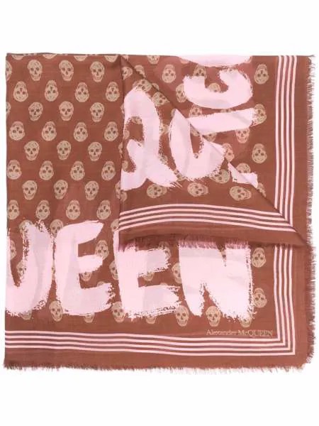 Alexander McQueen платок с логотипом