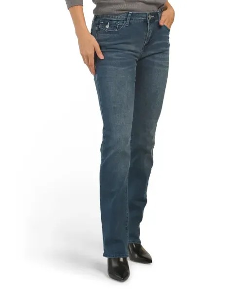 Прямые джинсы Billie с клапанами True Religion, цвет Medium Heavenly Wash