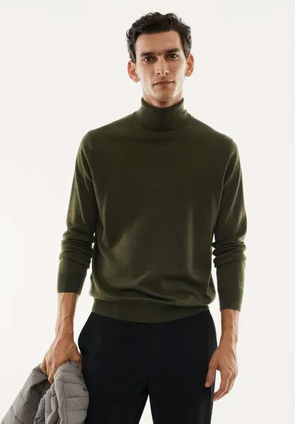 Вязаный свитер WILLYT Mango, цвет olive green