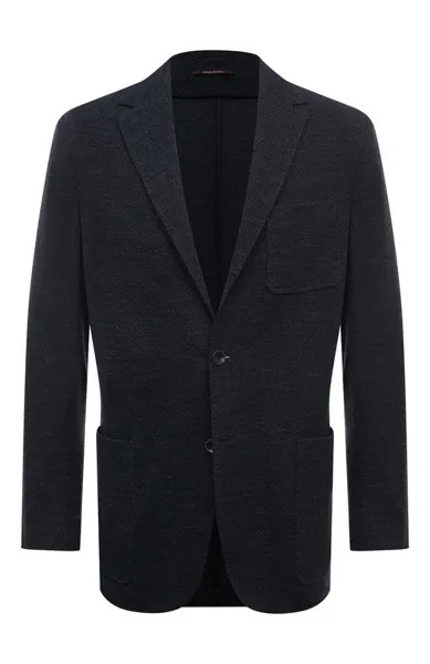 Пиджак из хлопка и шерсти Canali