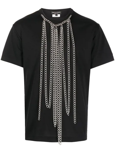 Comme Des Garçons Homme Plus футболка с цепочкой