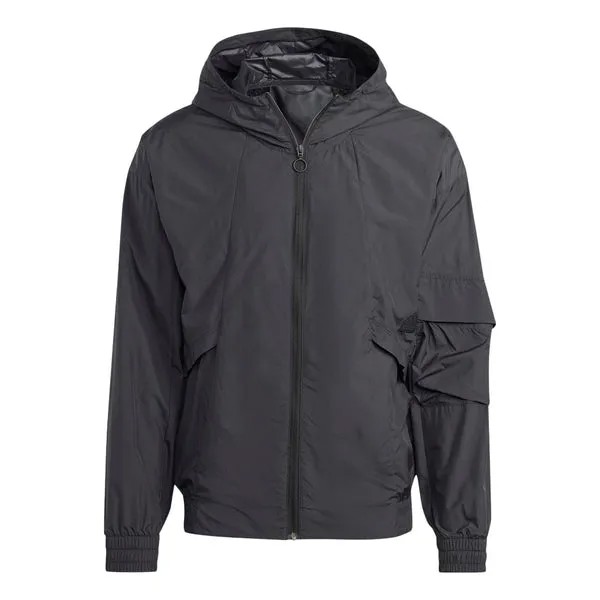 Куртка adidas City Escape Windbreaker Jacket 'Black', черный