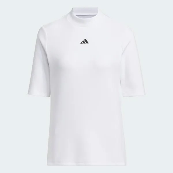 Поло Adidas Half Sleeve Mock Neck Shirt, белый