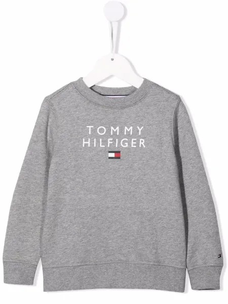 Tommy Hilfiger Junior толстовка с круглым вырезом и логотипом