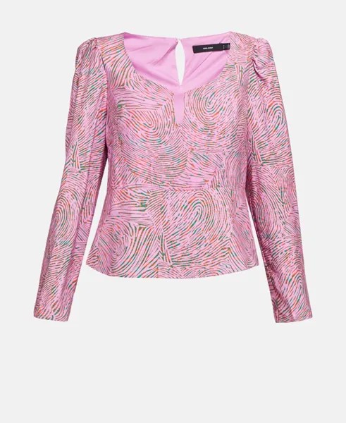 Рубашка блузка Vero Moda, розовый