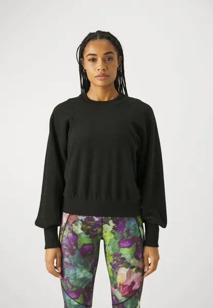 Флисовый пуловер COMPASS SEAM Sweaty Betty, цвет black