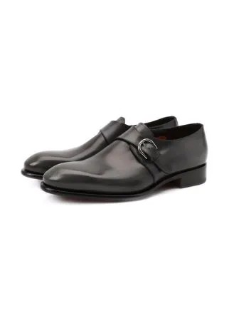 Кожаные монки Santoni