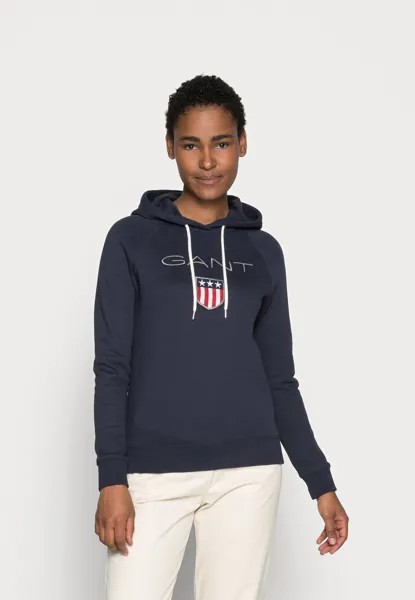 Толстовка GANT Shield Hoodie, морская