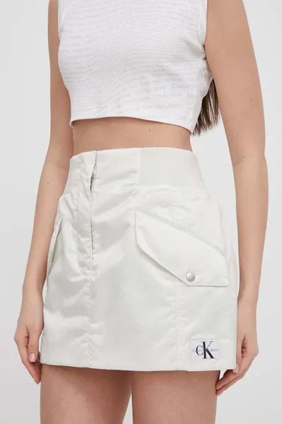 Юбка Calvin Klein Jeans, белый