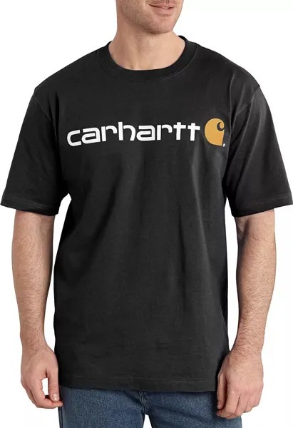 Мужская футболка с логотипом Carhartt, черный