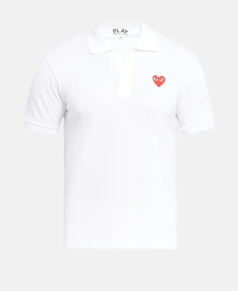 Рубашка поло Comme des Garçons, белый