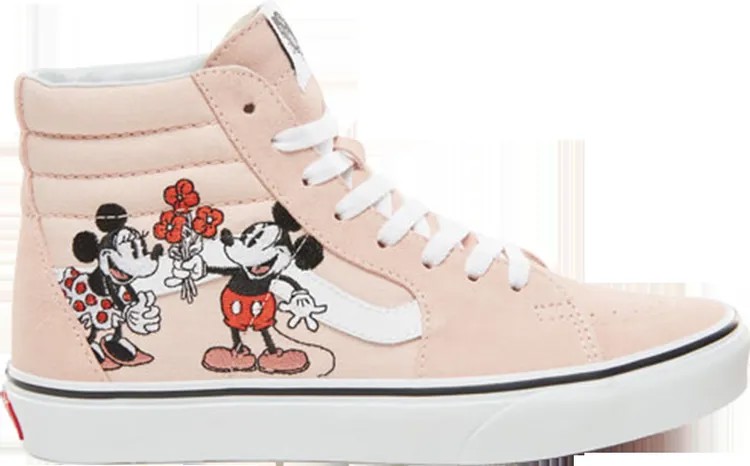 Кеды Vans Disney x Sk8-Hi Mickey & Minnie, розовый